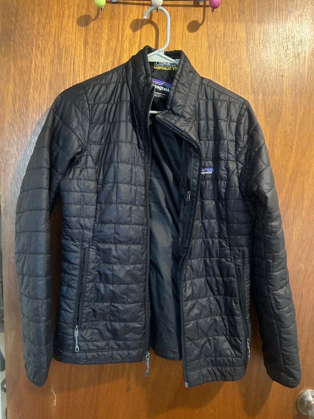 Patagonia Womens Black Quilted Puffer Jacket